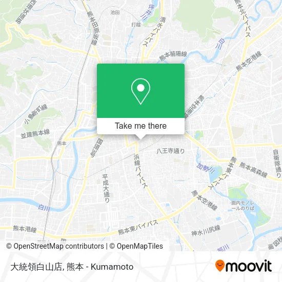 大統領白山店 map