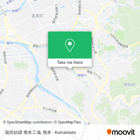 龍田紡績 熊本工場 map