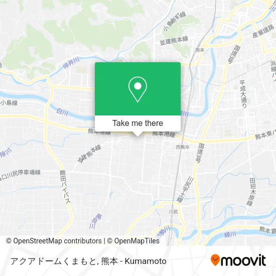 アクアドームくまもと map