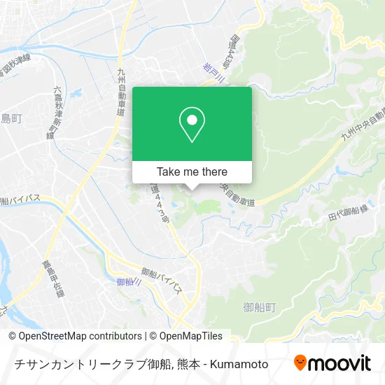 チサンカントリークラブ御船 map