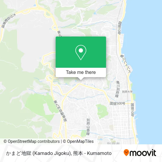 かまど地獄 (Kamado Jigoku) map