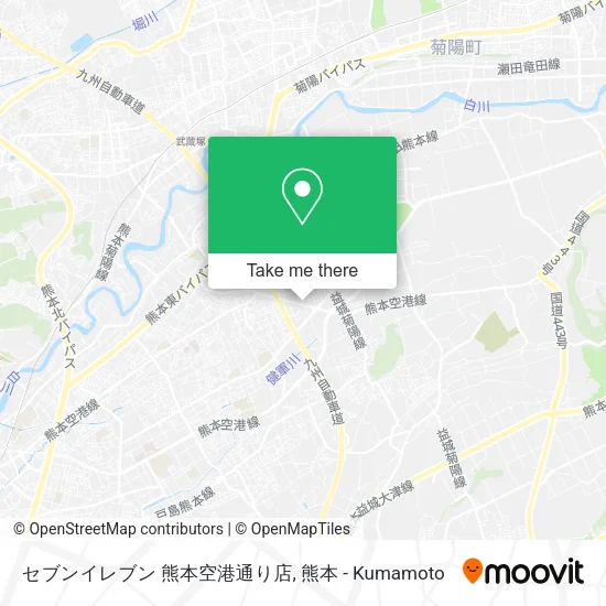 セブンイレブン 熊本空港通り店 map