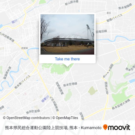 熊本県民総合運動公園陸上競技場 map