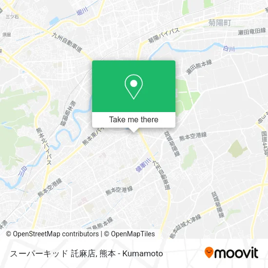 スーパーキッド 託麻店 map