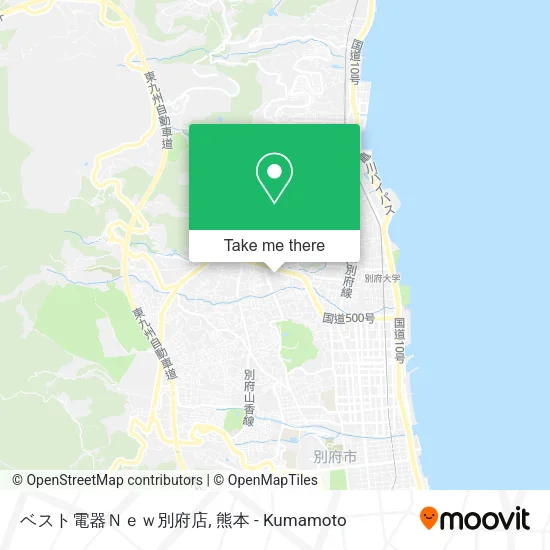 ベスト電器Ｎｅｗ別府店 map