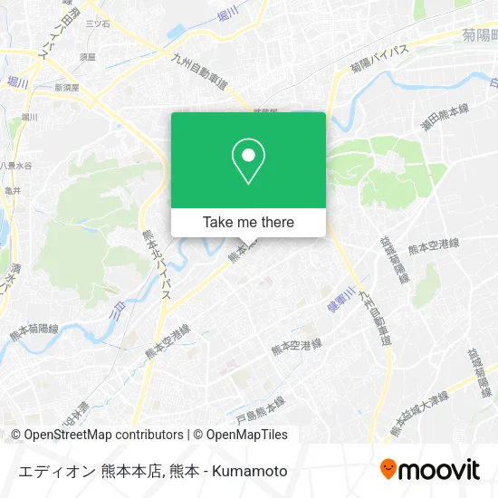 エディオン 熊本本店 map