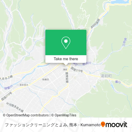 ファッションクリーニングとよみ map