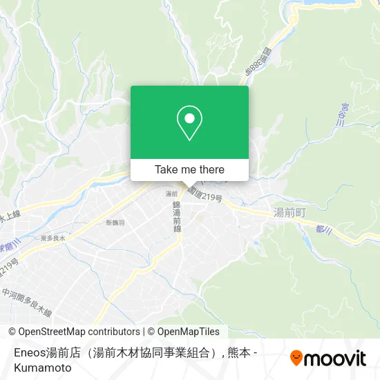 Eneos湯前店（湯前木材協同事業組合） map