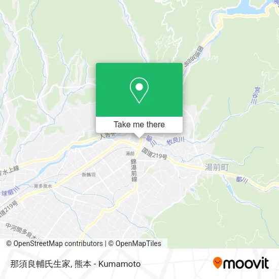 那須良輔氏生家 map