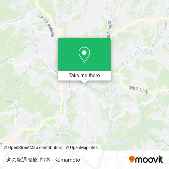 道の駅通潤橋 map