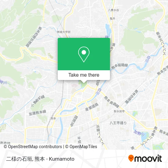 二様の石垣 map