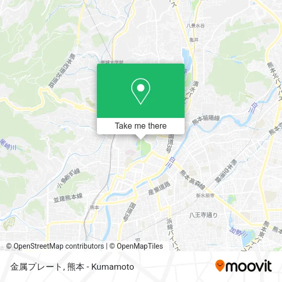金属プレート map