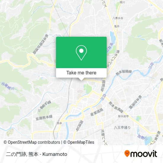 二の門跡 map
