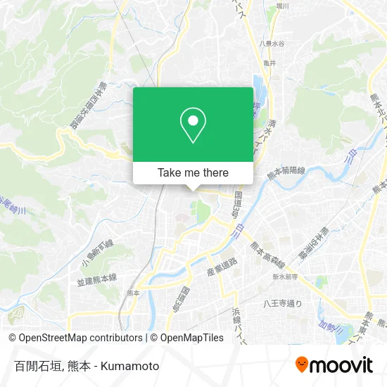 百閒石垣 map