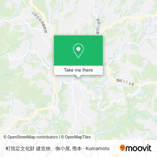 町指定文化財 建造物　御小屋 map