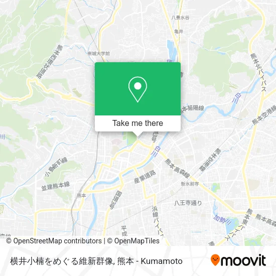 横井小楠をめぐる維新群像 map