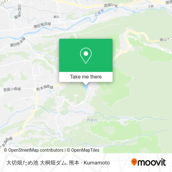大切畑ため池 大桐畑ダム map