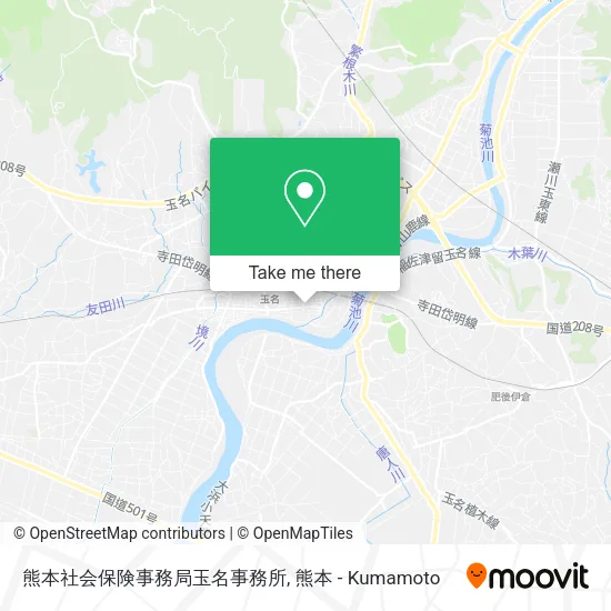 熊本社会保険事務局玉名事務所 map