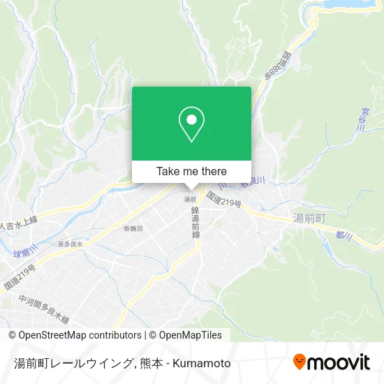 湯前町レールウイング map