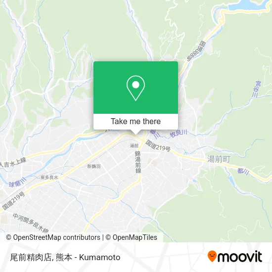 尾前精肉店 map