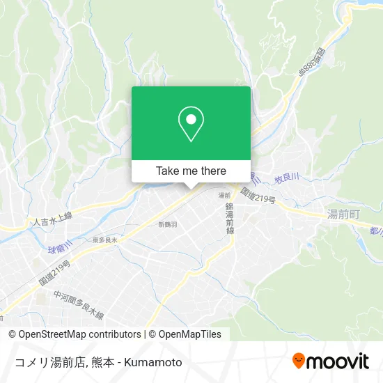 コメリ湯前店 map