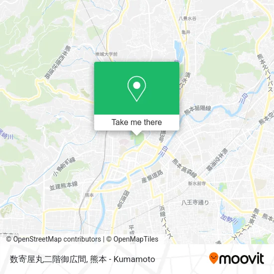 数寄屋丸二階御広間 map