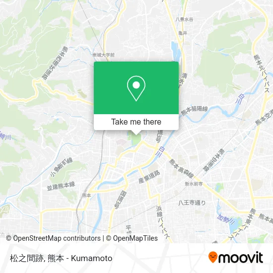 松之間跡 map