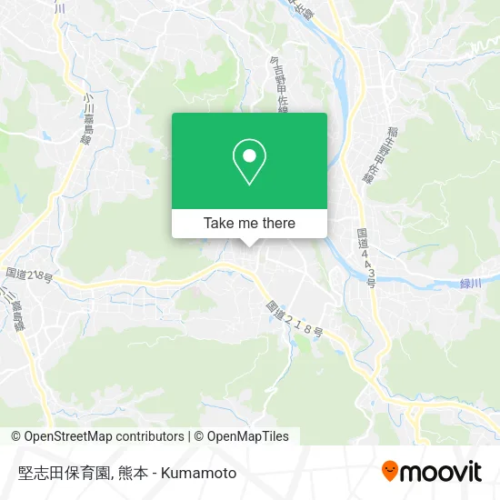 堅志田保育園 map