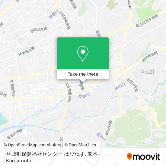 益城町保健福祉センター はぴねす map
