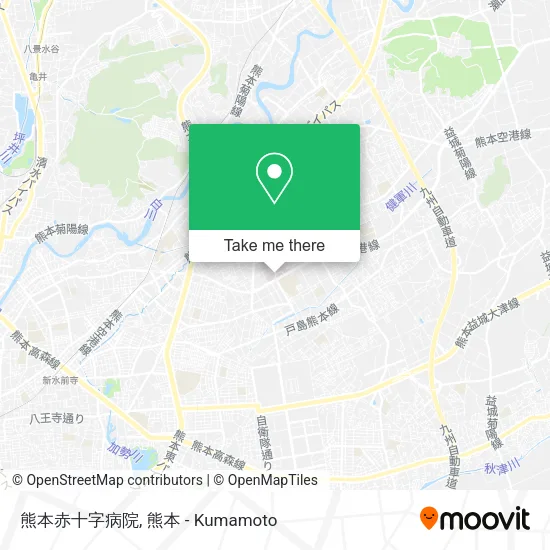 熊本赤十字病院 map