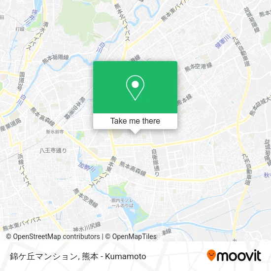 錦ケ丘マンション map