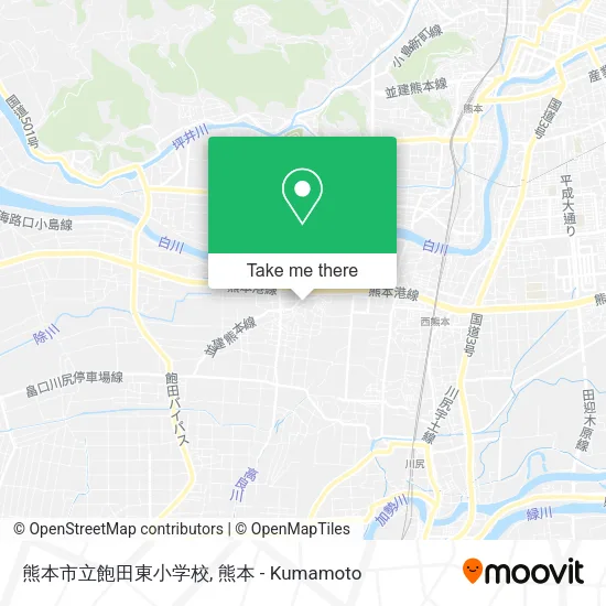 熊本市立飽田東小学校 map