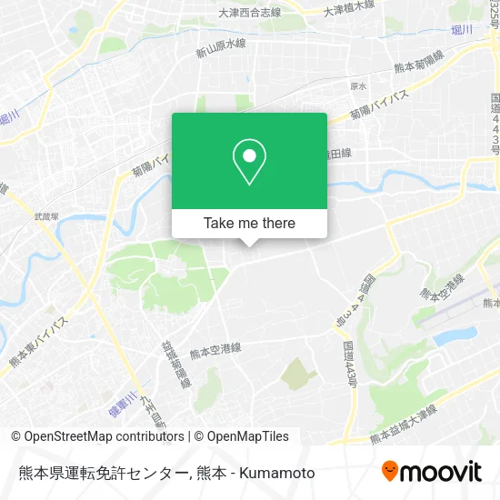 熊本県運転免許センター map