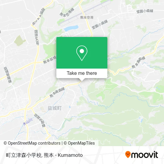 町立津森小学校 map