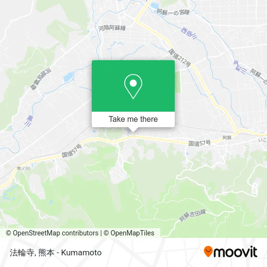 法輪寺 map