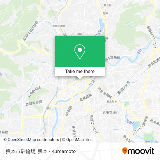 熊本市駐輪場 map