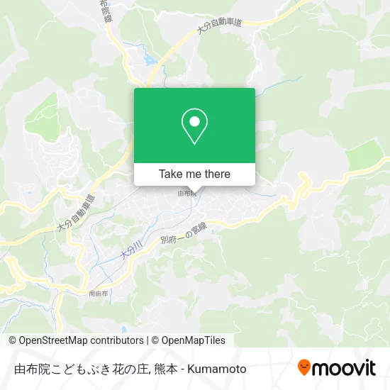 由布院こどもぶき花の庄 map