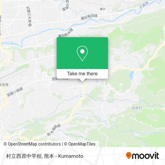 村立西原中学校 map