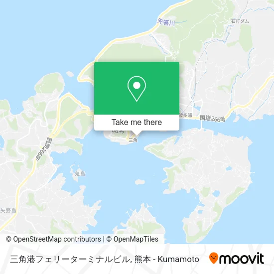 三角港フェリーターミナルビル map
