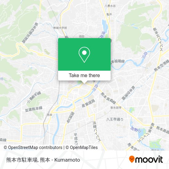 熊本市駐車場 map