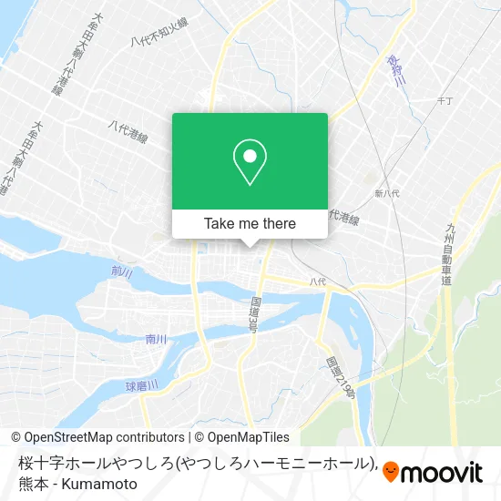桜十字ホールやつしろ(やつしろハーモニーホール) map