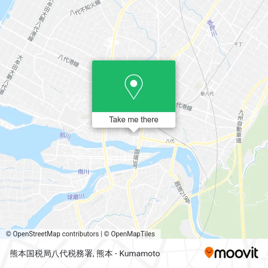 熊本国税局八代税務署 map