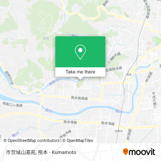 市営城山墓苑 map