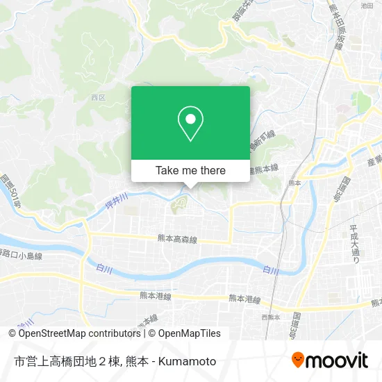 市営上高橋団地２棟 map