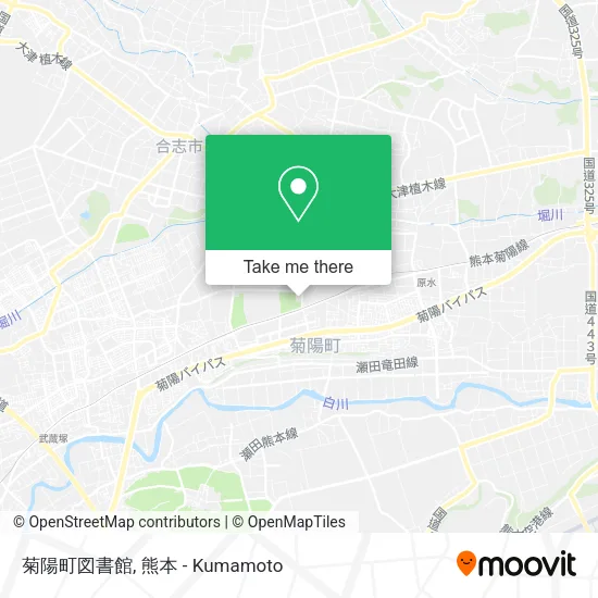 菊陽町図書館 map