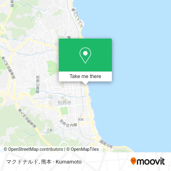 マクドナルド map