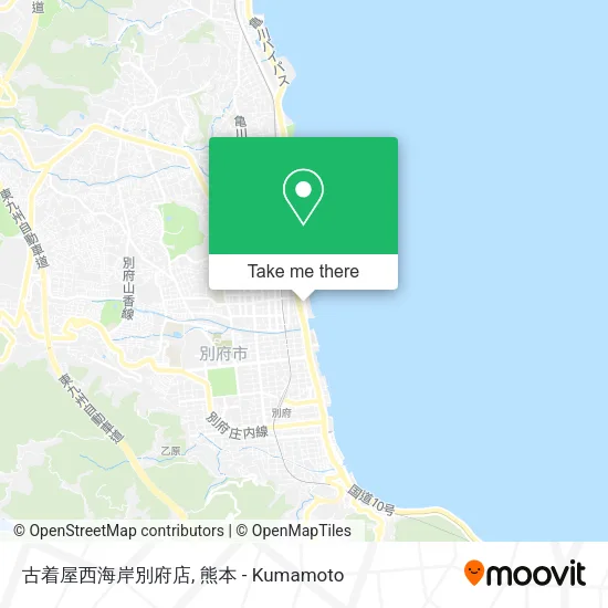 古着屋西海岸別府店 map