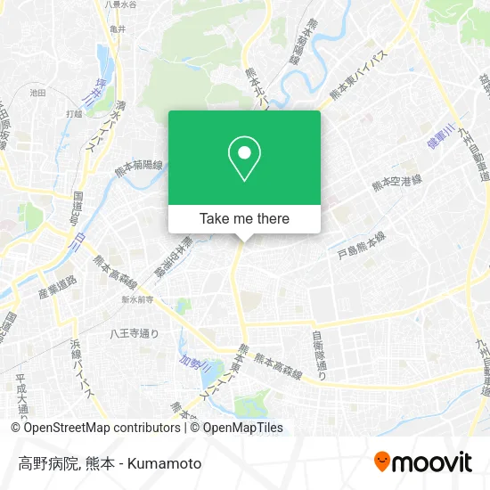 高野病院 map