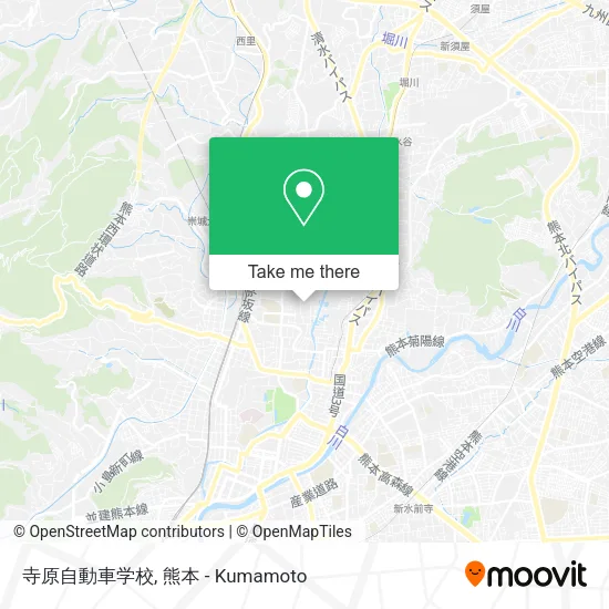 寺原自動車学校 map