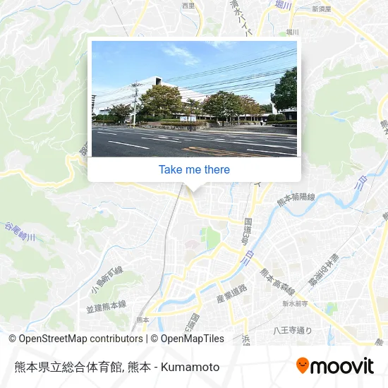 熊本県立総合体育館 map
